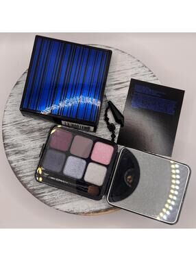 MAC Cosmetics PLEAT 6 COOL EYES Eyeshadow Palette RARE W/ Brush in Box READ FLAW